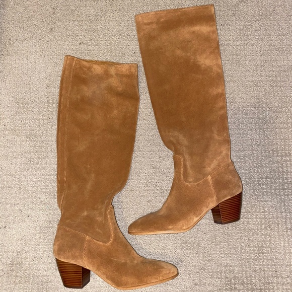 Michael Kors Shoes - Michael Kors camel suede boots